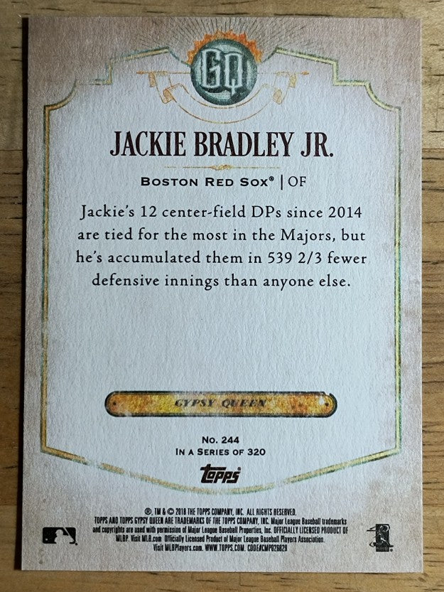 2018 Topps Gypsy Queen #244 Jackie Bradley Jr.