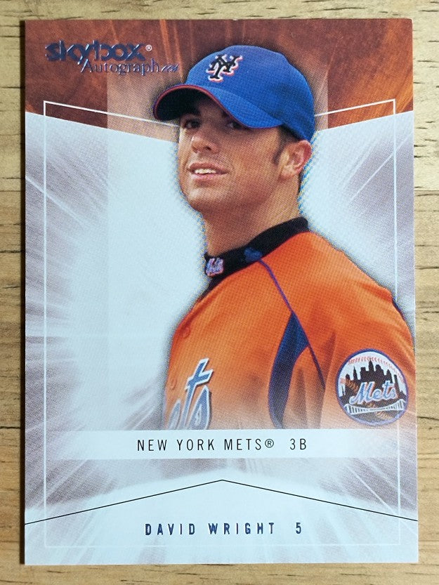 2005 SkyBox Autographics #97 David Wright ROO