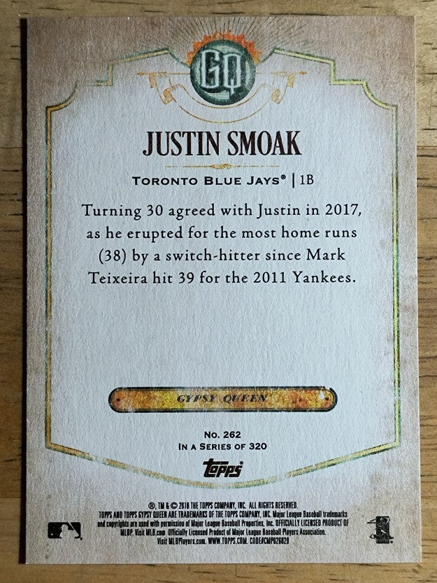 2018 Topps Gypsy Queen #262 Justin Smoak