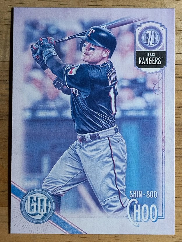 2018 Topps Gypsy Queen Missing Blackplate #75 Shin-Soo Choo