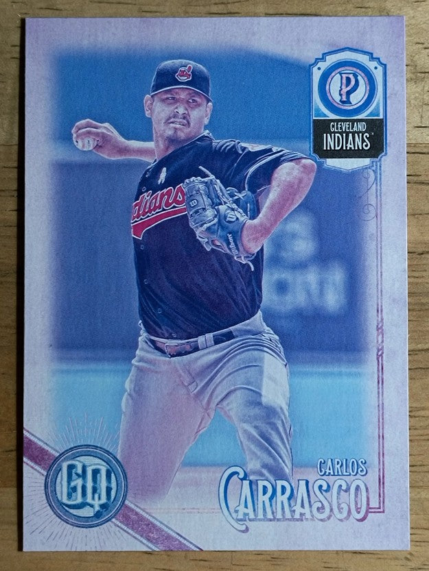 2018 Topps Gypsy Queen Missing Blackplate #285 Carlos Carrasco