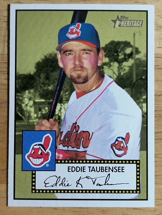 2001 Topps Heritage #160 Eddie Taubensee