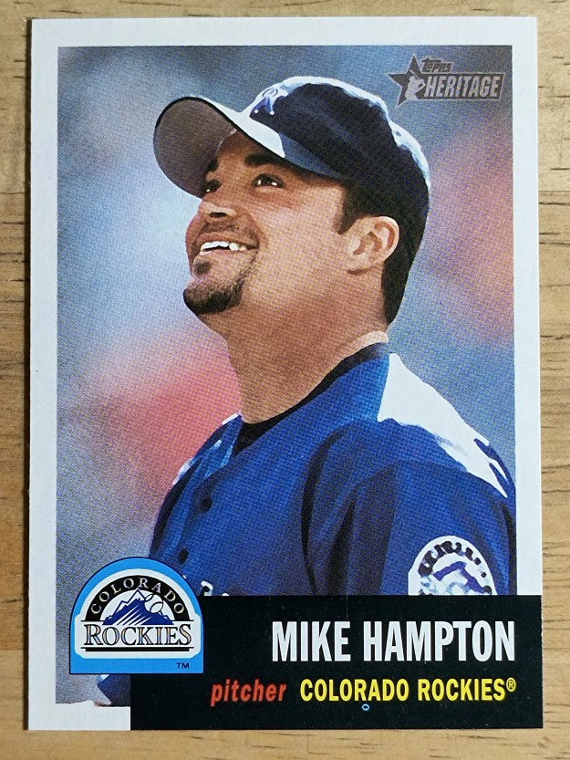 2002 Topps Heritage #223 Mike Hampton
