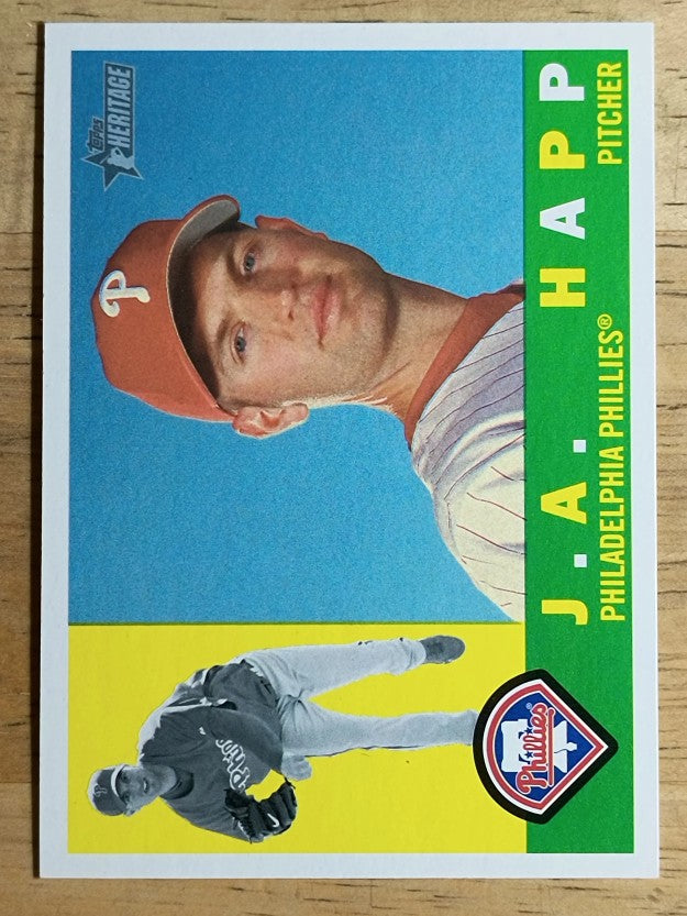 2009 Topps Heritage #585 J.A. Happ