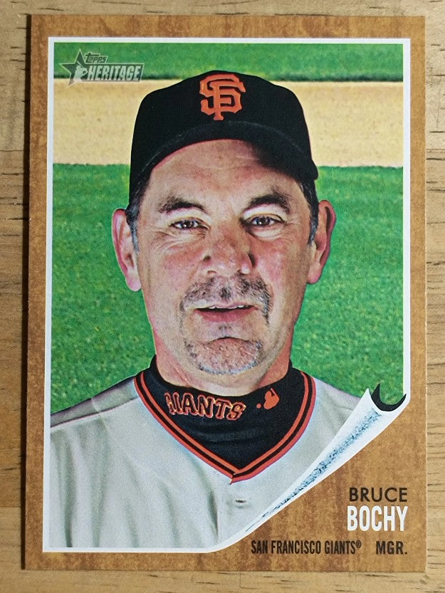 2011 Topps Heritage #322 Bruce Bochy MG
