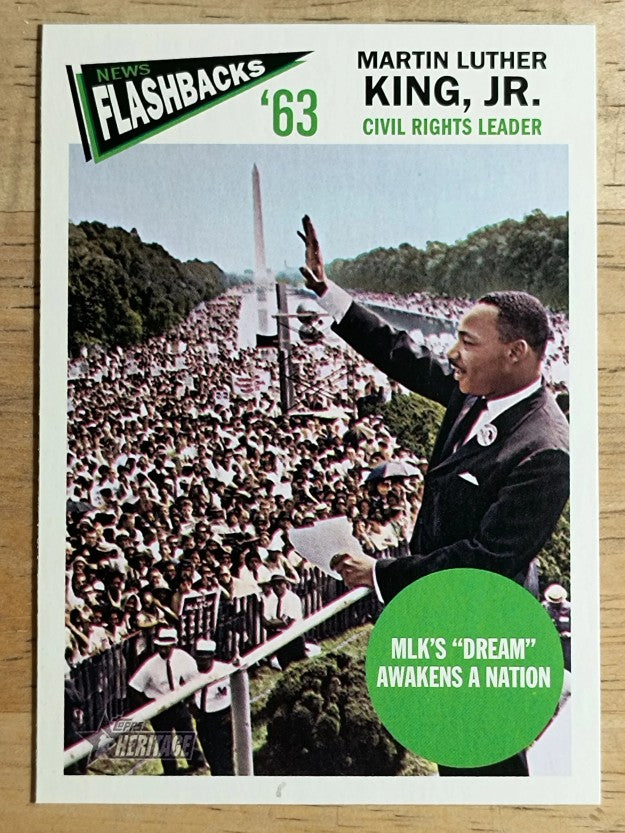 2012 Topps Heritage News Flashbacks #MK Martin Luther King Jr.