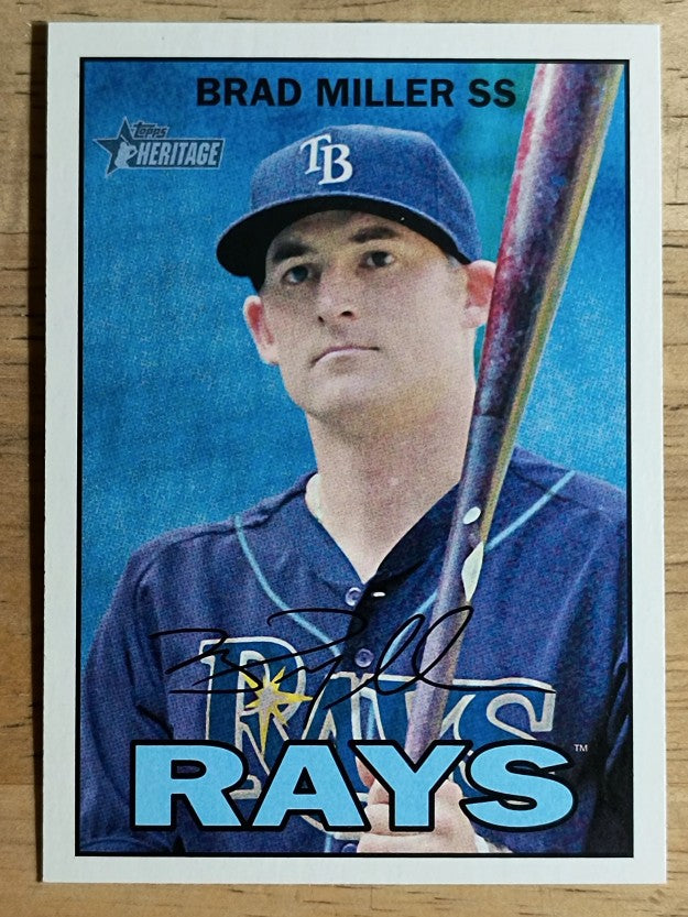 2016 Topps Heritage #3 Brad Miller