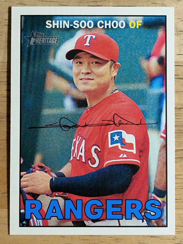 2016 Topps Heritage #8A Shin-Soo Choo