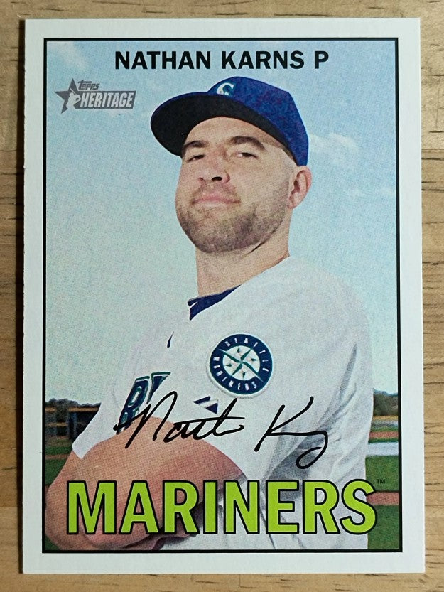 2016 Topps Heritage #16 Nathan Karns