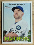 2016 Topps Heritage #16 Nathan Karns