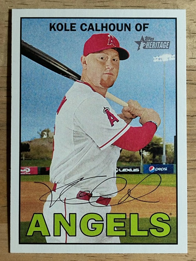 2016 Topps Heritage #40 Kole Calhoun