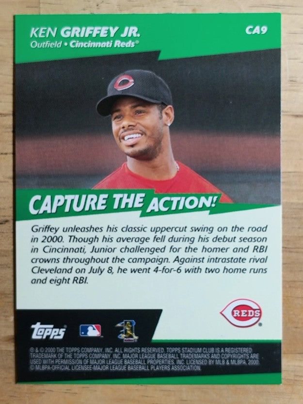 2001 Stadium Club Capture the Action #CA9 Ken Griffey Jr.