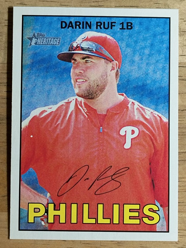 2016 Topps Heritage #47 Darin Ruf
