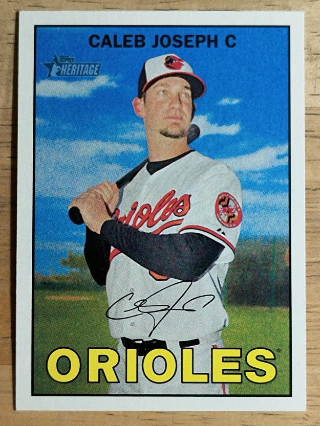 2016 Topps Heritage #71 Caleb Joseph