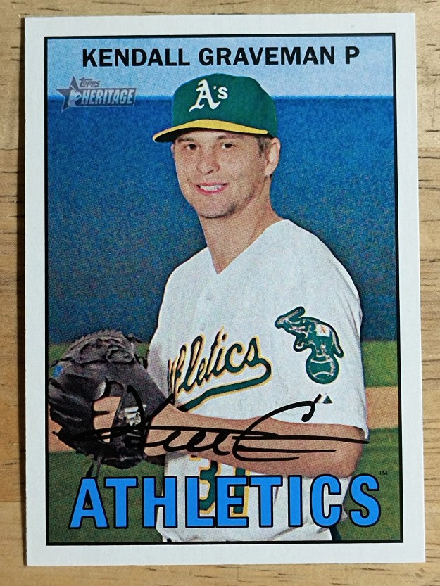 2016 Topps Heritage #81 Kendall Graveman