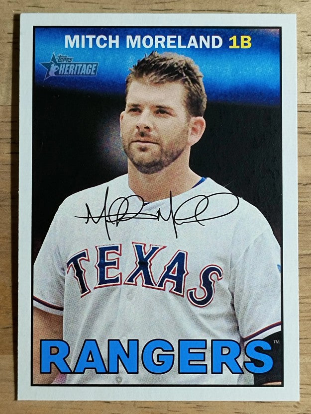 2016 Topps Heritage #93 Mitch Moreland