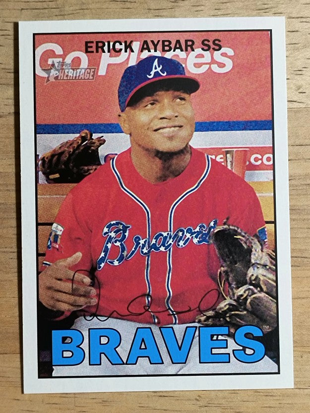 2016 Topps Heritage #113 Erick Aybar
