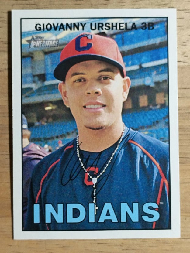 2016 Topps Heritage #118 Giovanny Urshela