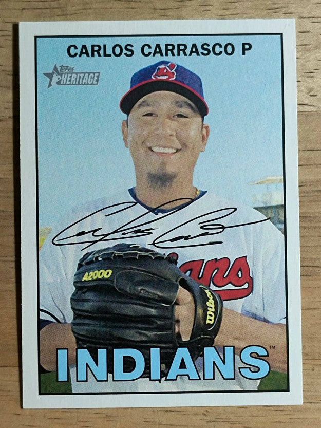 2016 Topps Heritage #121 Carlos Carrasco