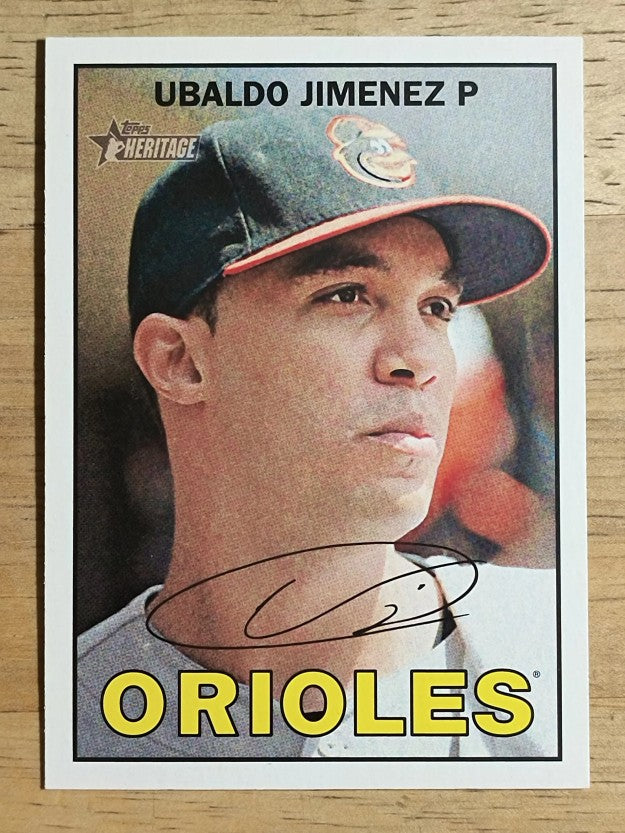 2016 Topps Heritage #209 Ubaldo Jimenez