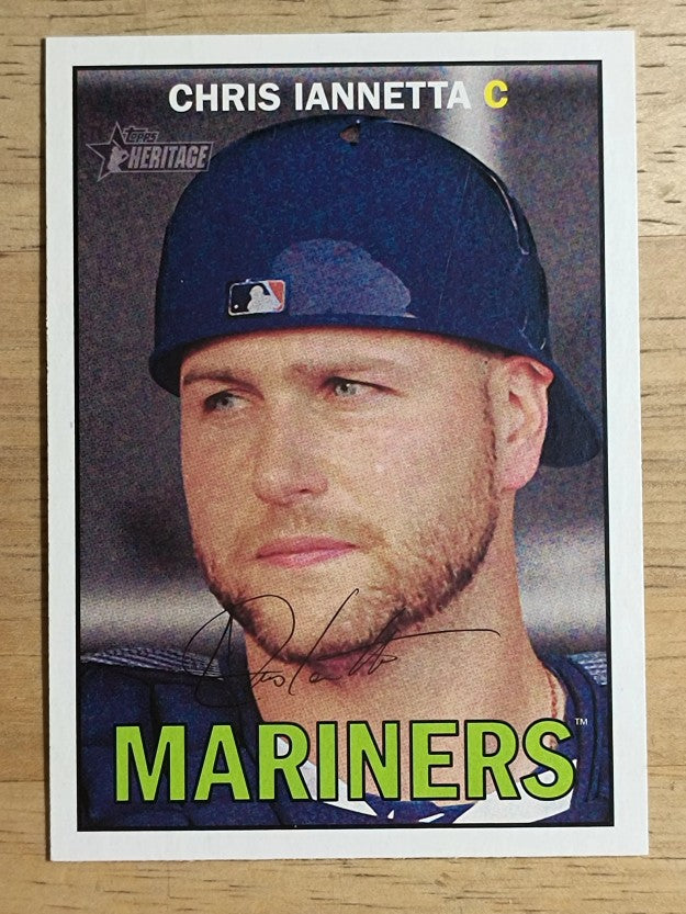 2016 Topps Heritage #222 Chris Iannetta