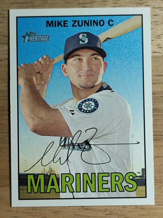 2016 Topps Heritage #223A Mike Zunino