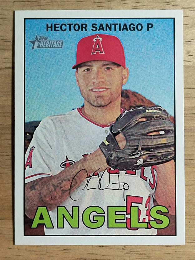2016 Topps Heritage #247 Hector Santiago