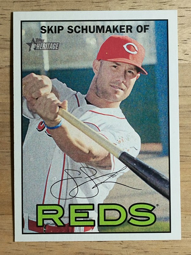 2016 Topps Heritage #257 Skip Schumaker