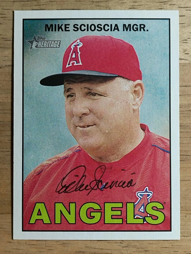2016 Topps Heritage #267 Mike Scioscia MG