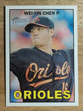 2016 Topps Heritage #286 Wei-Yin Chen