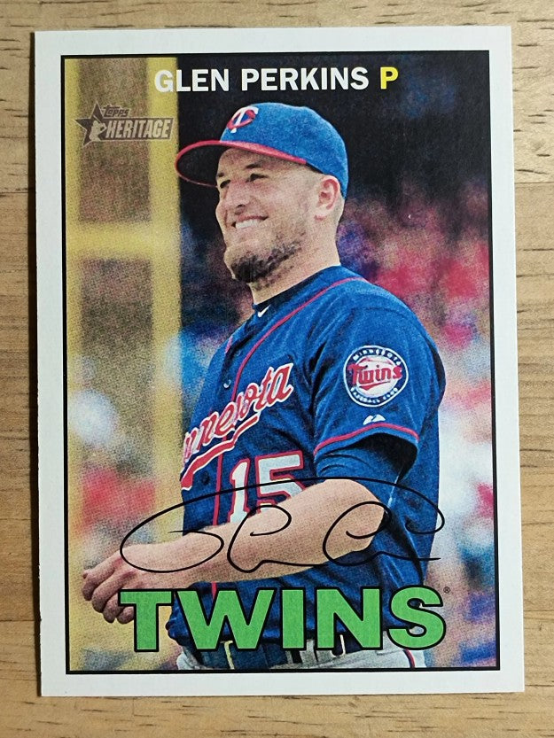 2016 Topps Heritage #300 Glen Perkins