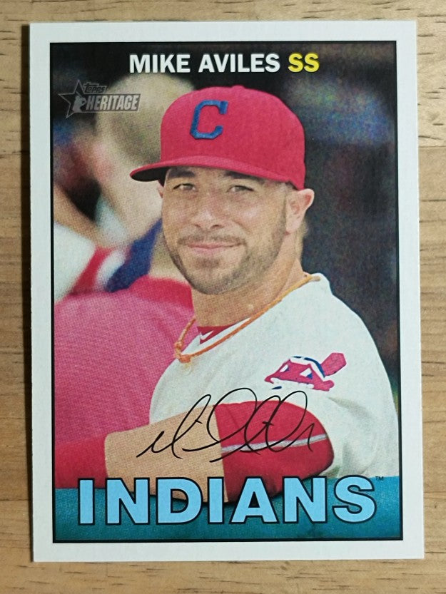 2016 Topps Heritage #301 Mike Aviles