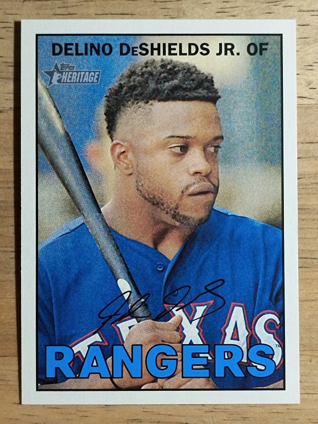 2016 Topps Heritage #314 Delino DeShields Jr.