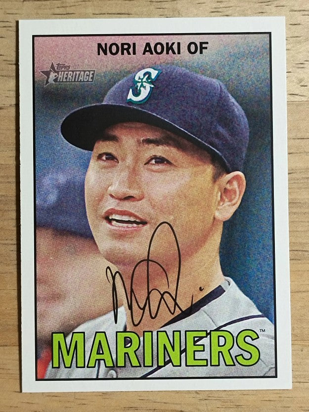2016 Topps Heritage #323 Nori Aoki