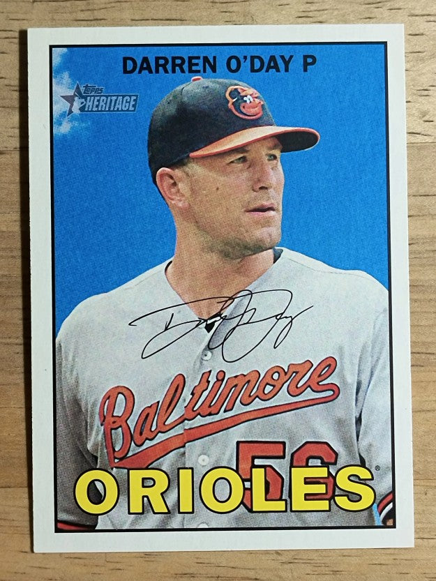 2016 Topps Heritage #339 Darren O'Day
