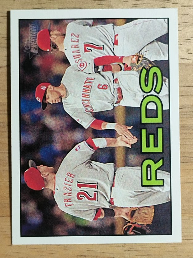 2016 Topps Heritage #362 Cincinnati Reds