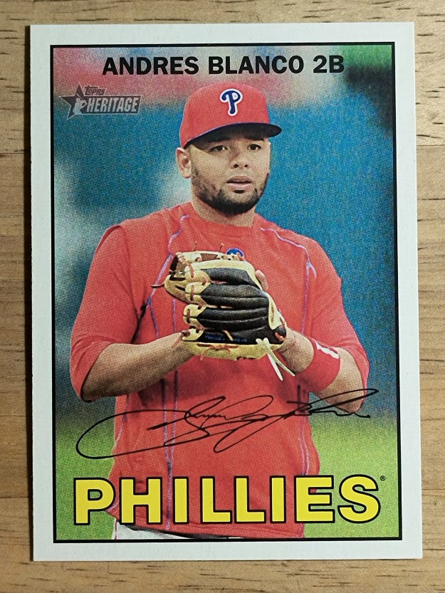 2016 Topps Heritage #377 Andres Blanco