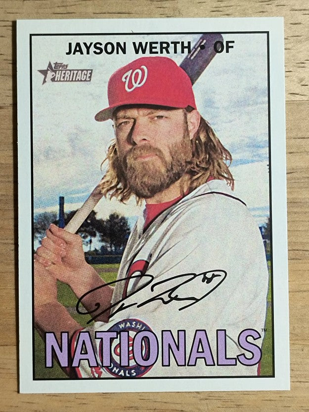 2016 Topps Heritage #518A Jayson Werth
