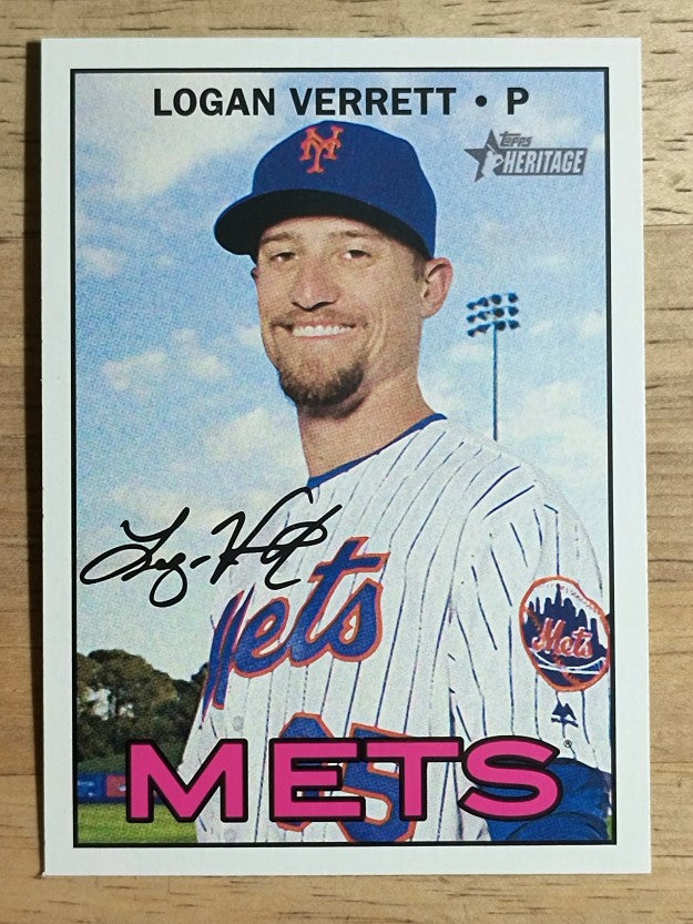 2016 Topps Heritage #523 Logan Verrett