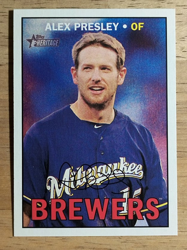 2016 Topps Heritage #525 Alex Presley