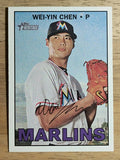 2016 Topps Heritage #538 Wei-Yin Chen