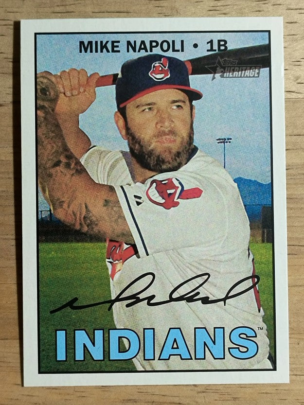 2016 Topps Heritage #558 Mike Napoli