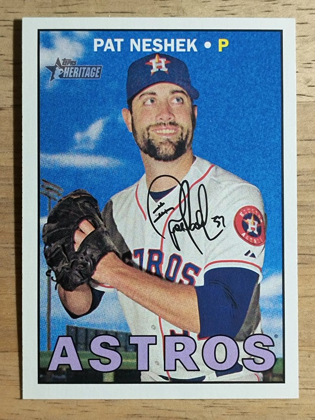 2016 Topps Heritage #590 Pat Neshek