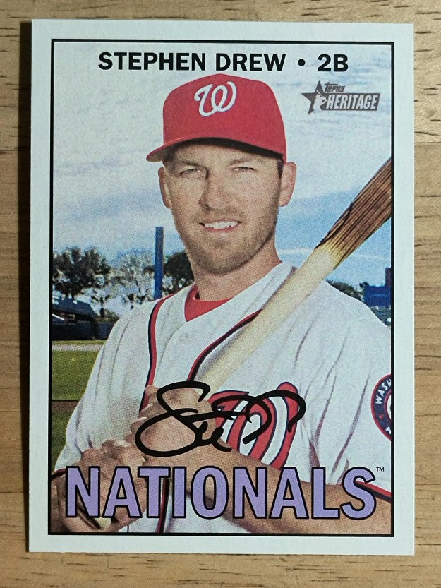 2016 Topps Heritage #594 Stephen Drew