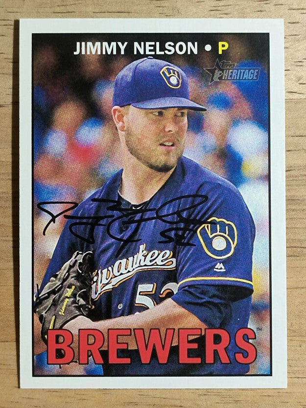 2016 Topps Heritage #595 Jimmy Nelson