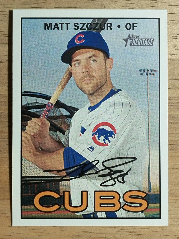2016 Topps Heritage #598 Matt Szczur
