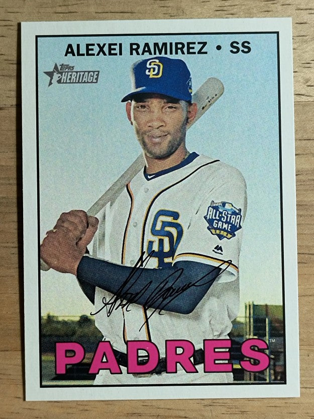 2016 Topps Heritage #606A Alexei Ramirez