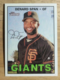 2016 Topps Heritage #623 Denard Span