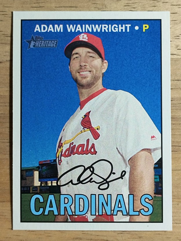 2016 Topps Heritage #640 Adam Wainwright