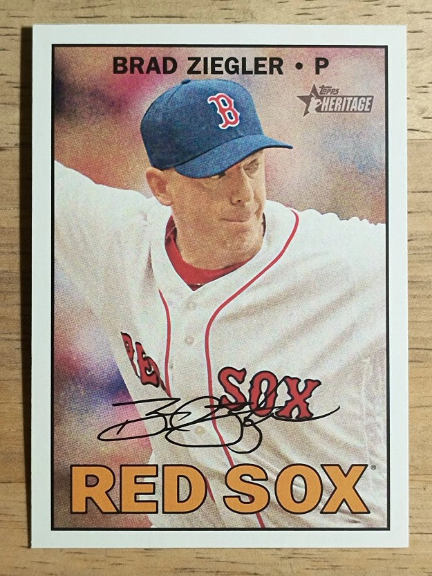 2016 Topps Heritage #654 Brad Ziegler